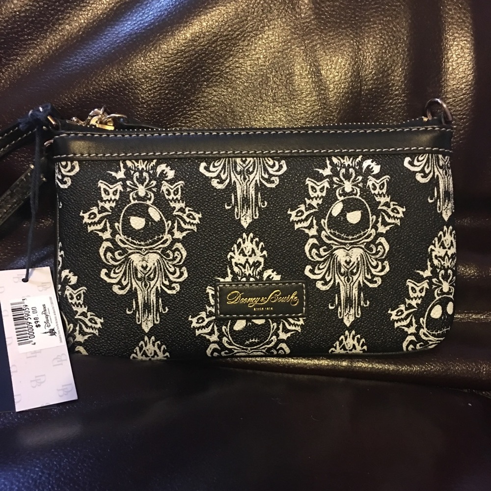 Disney Dooney & Bourke Jack Skellington wristlet